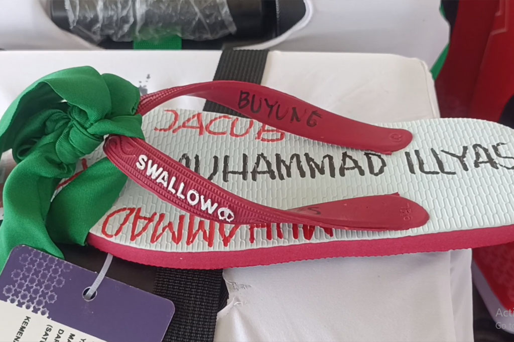 Kepala Seksi Penyelenggara Haji Kemenag Polman Manju Idrus mengatakan, tanda khusus tersebut hanya sebuah kreativitas dan inisiatif dari jemaah haji. 