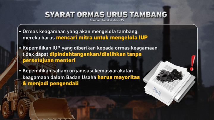 Ketika Ormas Agama Urus Tambang