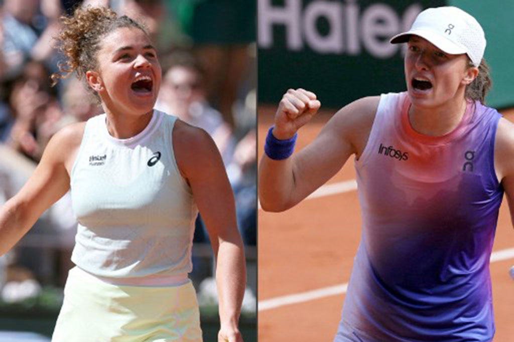 Petenis Italia Jasmine Paolini akan menjadi petenis ketiga Italia di Era Open yang bermain di final Roland Garros, setelah mengalahkan Mirra Andreeva 6-3, 6-1. Paolini mendapatkan tempat di final Grand Slam pertamanya untuk menantang juara bertahan dua kali Iga Swiatek.