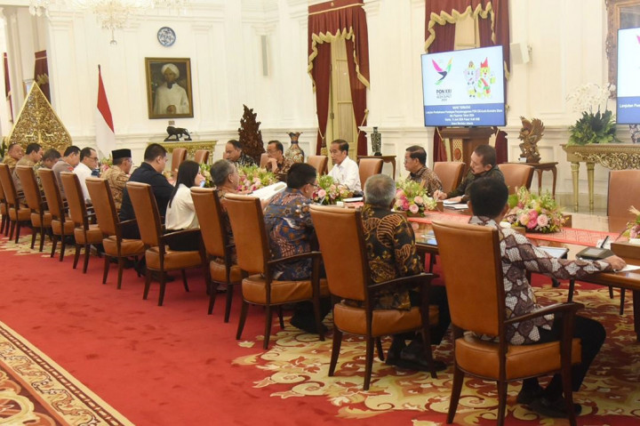 Kepala Negara pun meminta laporan dari para menteri mengenai kesiapan acara yang tinggal 88 hari lagi.
