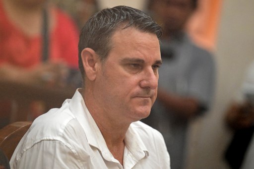 Seorang warga negara Australia Andrew Smith Troy, 49, menjalani sidang dakwaan atas kepemilikan narkotika jenis sabu di Pengadilan Negeri Denpasar, Bali, Kamis, 13 Juni 2024.