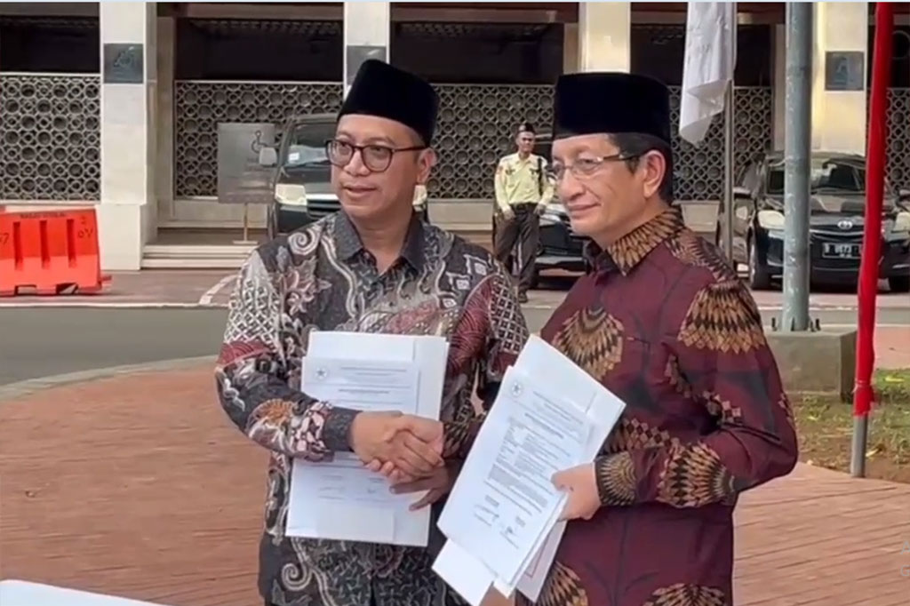 Usai penandatanganan, Nasarudin Umar mengucapkan terima kasih kepada Presiden Jokowi dan Ma'ruf Amin yang terus menyalurkan hewan kurban ke Masjid Istiqlal. Nantinya, pihaknya akan membagikan daging kurban tersebut kepada pihak yang berhak menerima.