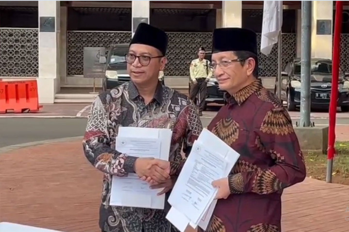 Usai penandatanganan, Nasarudin Umar mengucapkan terima kasih kepada Presiden Jokowi dan Ma'ruf Amin yang terus menyalurkan hewan kurban ke Masjid Istiqlal. Nantinya, pihaknya akan membagikan daging kurban tersebut kepada pihak yang berhak menerima.