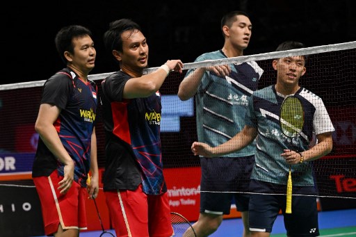 Kepastian itu didapatkan setelah Hendra/Ahsan membungkus kemenangan atas pasangan Taiwan Chen Zhi Ray/Lin Yu Chieh 21-14, 17-21, 21-11 pada babak semifinal yang digelar di Quaycentre, Sydney, Australia, Sabtu, 15 Juni 2024.