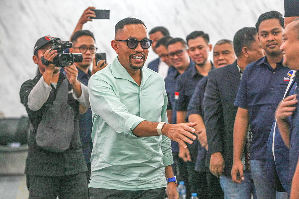 Sahroni mengatakan lebih setuju Ketua Dewan Pimpinan Wilayah (DPW) NasDem Jakarta Wibi Andrino untuk maju Pilgub Jakarta 2024. Namun, dengan kapasitas sebagai bakal calon wakil gubernur.
