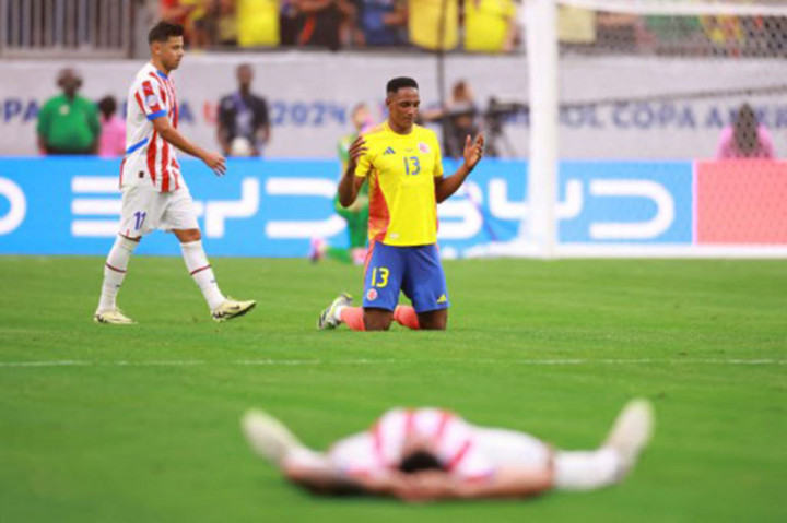 Timnas Kolombia memulai kampanye Copa America mereka dengan kemenangan 2-1 atas Paraguay dalam laga Grup D di NRG Stadium Houston Texas, Selasa, 25 Juni 2024 WIB.