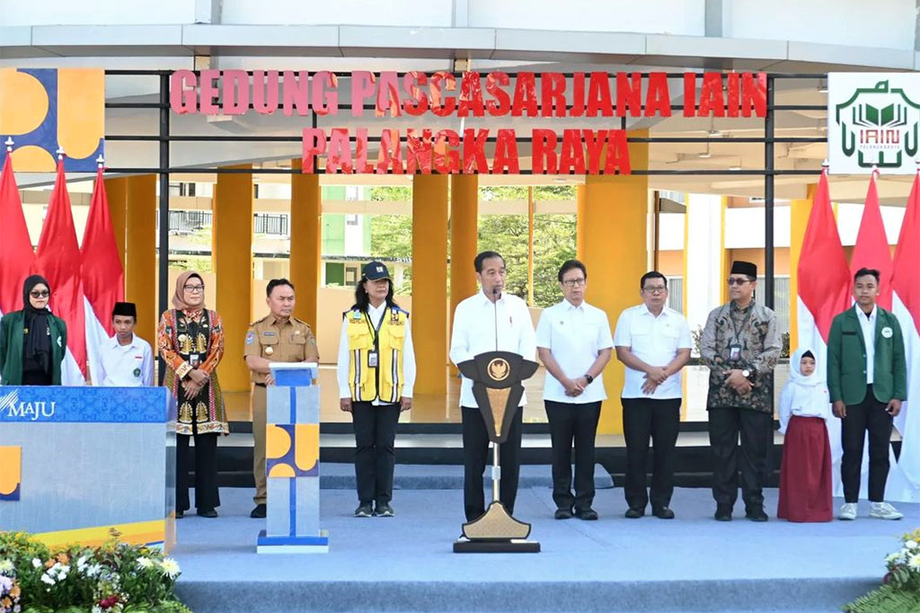 Jokowi dalam sambutannya menyampaikan selama tiga tahun dari tahun 2020 sampai 2023, pembangunan, rehabilitasi, dan renovasi sarana dan prasarana pendidikan di Kalteng sudah berlangsung dengan baik.