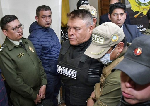 Jenderal Bolivia Juan Jose Zuniga Macias termasuk di antara mereka yang ditangkap dan dituduh merencanakan kudeta terhadap pemerintah setelah berusaha memaksa masuk ke Istana Kepresidenan di La Paz dengan tank pada Rabu, 26 Juni.