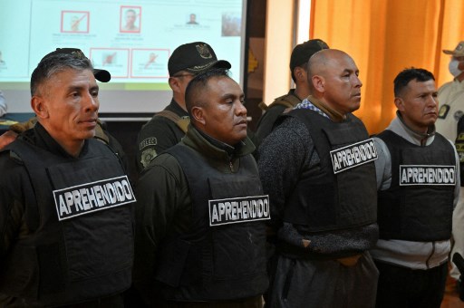 Menteri Del Castillo membenarkan bahwa Zuniga dan mantan panglima angkatan laut Juan Arnez Salvador memimpin kelompok konspirator yang ingin menjatuhkan pemerintahan yang dipilih secara demokratis. Para pelaku kudeta tersebut akan menghadapi dakwaan yang dapat mengakibatkan hukuman penjara 15 hingga 30 tahun.