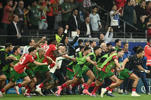 Timnas Portugal ke perempat final Euro 2024 dengan menyingkirkan Slovenia lewat drama adu penalti pada pertandingan 16 besar Euro 2024 di Stadion Deutsche Bank Park, Frankfurt, Selasa dini hari WIB.