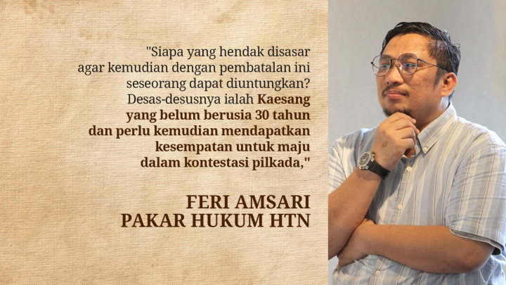 Patokan Batas Usia Pencalonan 1 Januari 2025