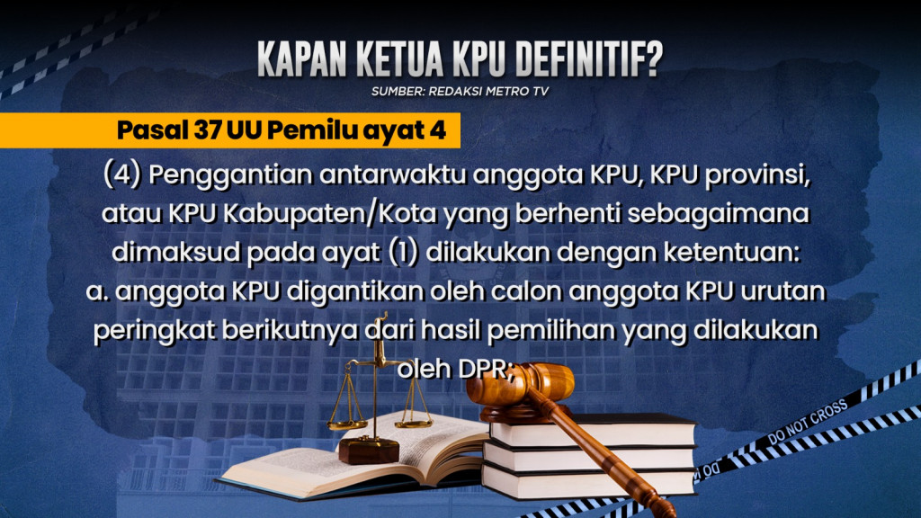 Ketua KPU Dipecat, Siapa yang Menjabat?