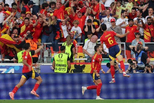 Gol kemenangan Spanyol dicetak oleh Mikel Merino di babak kedua perpanjangan waktu.