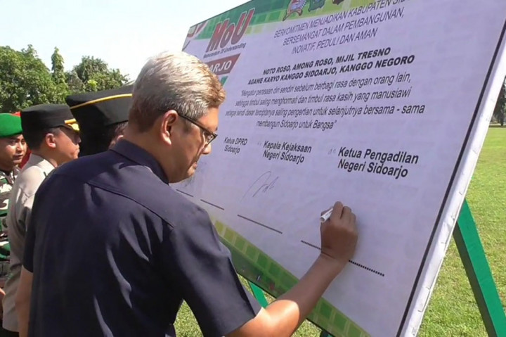 Komandan Kodim 0816 Letkol Inf Guntung Dwi Prasetyo mengatakan, Sidoarjo Siap 24 Jam ini diberi tagline Rencang Babinsa. Rencang Babinsa adalah mitra bintara pembina desa (Babinsa), terdiri dari masyarakat yang responsif dan peduli terhadap segala permasalahan dan keluhan warga desa. Salah satu tujuannya untuk mendukung pengamanan dan menjaga kondusifitas pelaksanaan pilkada di Sidoarjo.