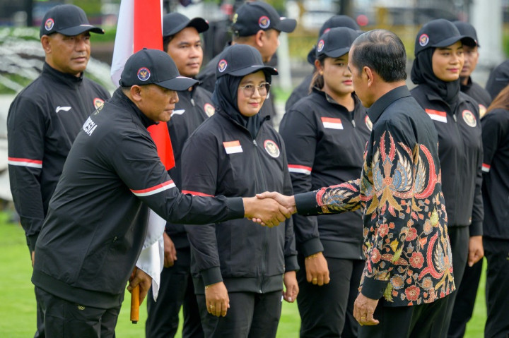 Oleh karena itu, ia berpesan agar para atlet bertanding dengan penuh semangat dan optimisme, meskipun menghadapi lawan berat dari berbagai negara.