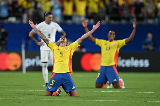 Timnas Kolombia berhasil melaju ke babak final Copa America 2024 usai mengalahkan Uruguay dengan skor tipis 1-0 di babak semifinal yang digelr di Bank of America Stadium, Kamis, 11 Juli 2024 WIB.