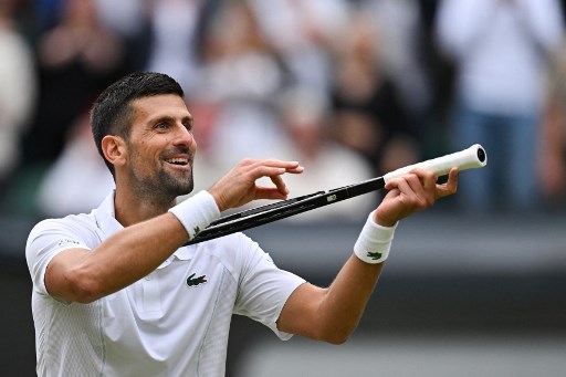 Novak Djokovic mengalahkan Lorenzo Musetti, Sabtu, 13 Juli 2024 WIB, untuk memastikan final Wimbledon kedua berturut-turut melawan juara bertahan Carlos Alcaraz.