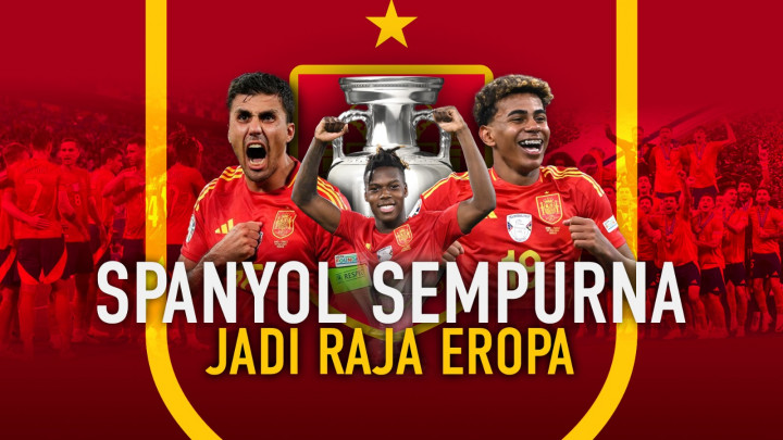 Spanyol Sempurna Jadi Raja Eropa