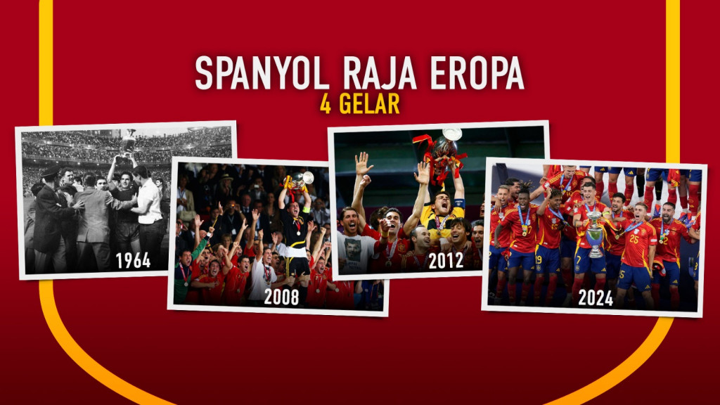 Spanyol Sempurna Jadi Raja Eropa