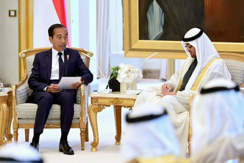 Terkait kerja sama perdagangan, Jokowi menyatakan kegembiraannya atas penyelesaian perundingan Comprehensive Economic Partnership Agreement (CEPA). Hal ini menjadikan PEA sebagai negara Timur Tengah pertana yang memiliki kerja sama CEPA dengan Indonesia.