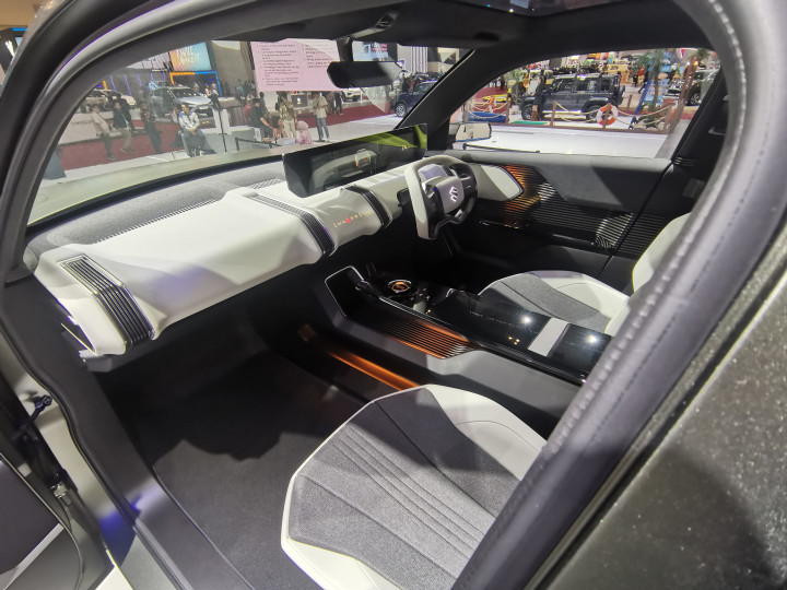 eVX adalah konsep mobil listrik pertama dari EV world strategic model yang digadang oleh Suzuki sebagai kendaraan ramah lingkungan dengan wujud SUV untuk dikendarai di onroad maupun offroad. 