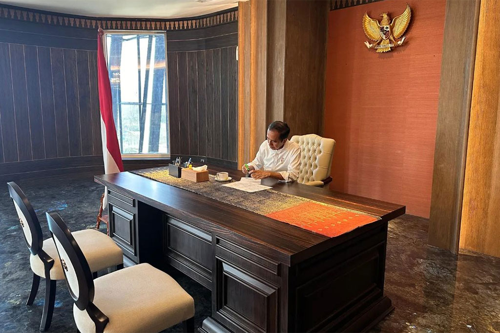 Ini Ruang Kerja dan Ruang Tidur Jokowi di Istana Garuda IKN