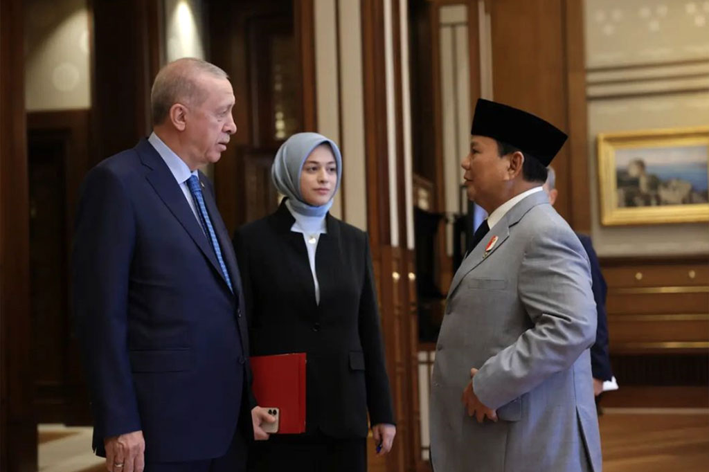 Dalam pertemuan itu, Presiden Erdogan juga kembali mengucapkan selamat secara langsung kepada Prabowo atas kemenangannya pada Pilpres 2024.