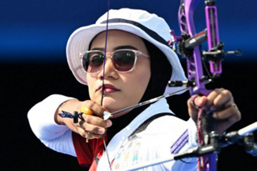 Atlet panahan Indonesia, Diananda Choirunisa melangkah ke babak perempat final nomor individu recurve putri, usai mengatasi perlawanan Bhajan Kaur dari India di babak eliminasi 1/8 Olimpiade Paris 2024.