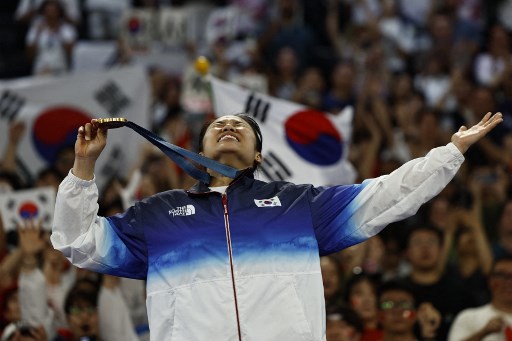 Tunggal putri Korea Selatan An Se Young tampil dominan pada babak final untuk merebut medali emas Olimpiade Paris 2024, Senin, 5 Agustus 2024.