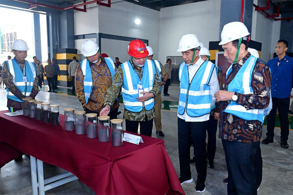 Kepala Negara menghargai kecepatan pembangunan pabrik tahap pertama di KEK Kendal tersebut dalam waktu 10 bulan pascapenandatanganan perjanjian kerja sama di Beijing, Tiongkok, Oktober 2023.