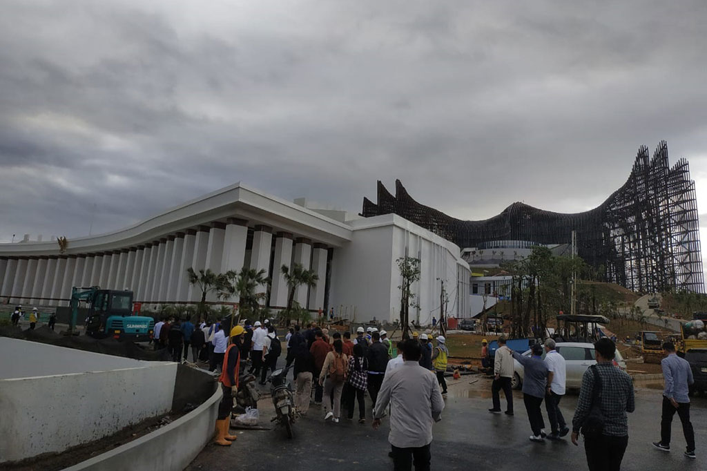 Pengibaran bendera di IKN juga akan dibarengi upacara secara hybrid di Istana Merdeka Jakarta.