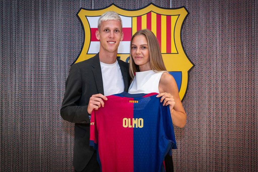 Barcelona juga mengumumkan bahwa Olmo memiliki klausul rilis fantastis mencapai 500 juta Euro atau sekitar Rp8,71 triliun.