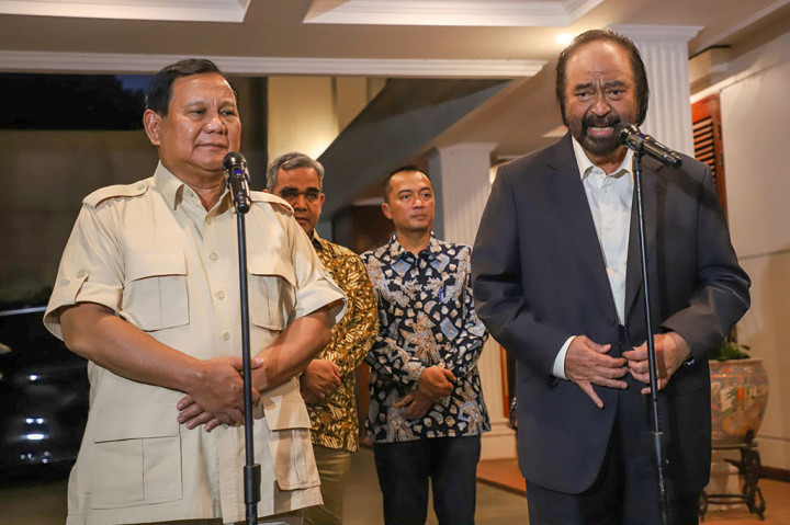 Sementara itu, Surya Paloh menyebut pertemuannya dengan Prabowo berlangsung cukup intensif. Ia mengaku memiliki kesamaan tekad dengan Prabowo untuk perjalanan kehidupan bangsa ke depan.