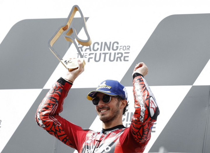 Selain itu, ini juga merupakan kemenangan kedua berturut-turut bagi Bagnaia di Sirkuit Red Bull Ring, setelah tahun lalu meraih pole, kemenangan Sprint, dan balapan utama.