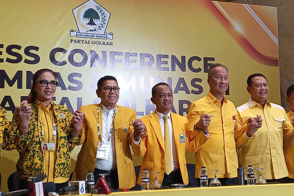 Musyawarah Nasional (Munas) XI Partai Golkar menyetujui Bahlil Lahadalia menjadi Ketua Umum Dewan Pengurus Pusat (DPP) Partai Golkar periode 2024-2029 setelah berbagai Dewan Pimpinan Daerah (DPD) tingkat 1 dan tingkat 2 menyampaikan dukungannya.