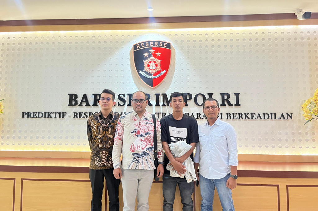 Pihak pelapor korban Tindak Pidana Perdagangan Orang (TPPO) menghadiri panggilan Bareskrim Polri untuk pemeriksaan kedua. Pemeriksaan lanjutan ini berlangsung pada 22 Agustus 2024.