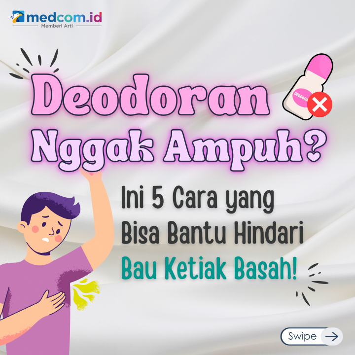 5 Cara Hindari Keringat Berlebih di Ketiak