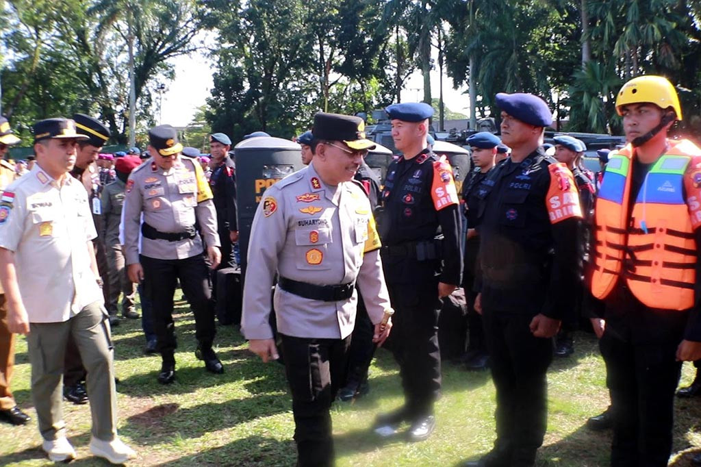 Apel pasukan secara gabungan ini digelar dalam rangka persiapan untuk memberikan pengamanan Pilkada 2024 selama 113 hari, yakni dimulai 27 Agustus hingga 9 Desember 2024 mendatang.