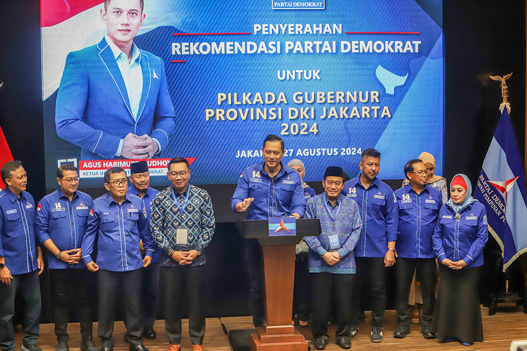 AHY juga memandang RK sebagai sosok yang tepat memimpin Jakarta yang tengah mengalami proses transisi menjadi kota global. AHY telah menitipkan sejumlah gagasan yang sempat dibawa ketika ikut berkontestasi dalam Pilkada Jakarta 2017.