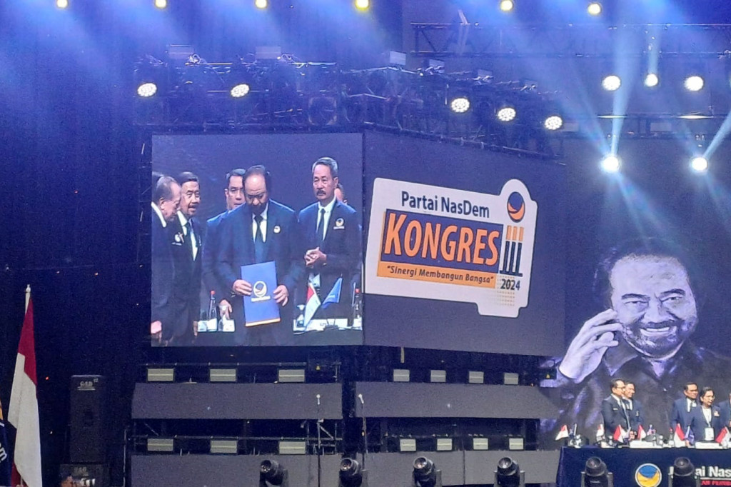 Surya Paloh resmi kembali terpilih sebagai Ketua Umum Partai NasDem untuk periode 2024-2029. Keterpilihan Surya Paloh hasil dari sidang Majelis Tinggi Partai NasDem.
