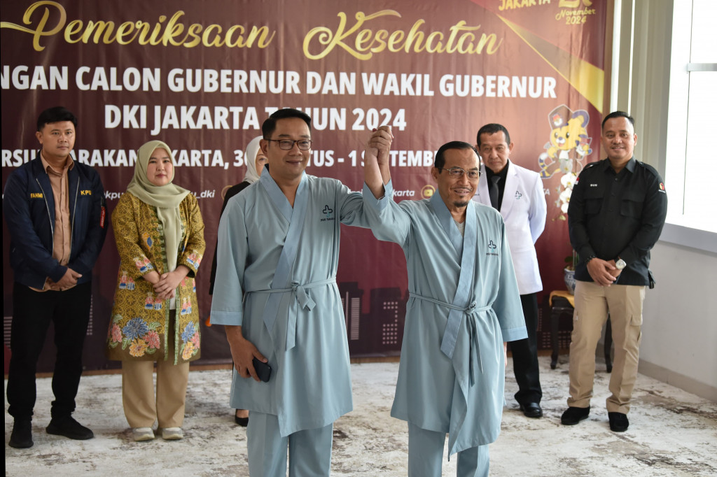 Bagi RK dan Suswono tes kesehatan bukan hal baru. Suswono juga mengaku telah berkali-kali menjalani tes kesehatan.