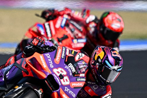 Pembalap Ducati Lenovo Francesco Bagnaia merebut posisi pole Grand Prix San Marino di Sirkuit Internasional Misano, Italia, Sabtu, 7 September 2024.