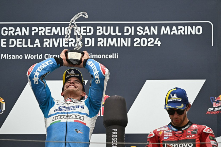 Ini merupakan tren positif bagi Marquez setelah pada akhir pekan sebelumnya merebut podium tertinggi di balapan kandangnya, yakni Grand Prix Aragon di Spanyol.