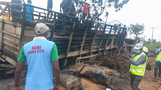 Ibrahim Husseini, juru bicara SEMA Niger, mengatakan kepada AFP bahwa jumlah korban tewas telah meningkat menjadi 59 pada hari Senin, 9 September dari jumlah korban sebelumnya sebanyak 52, setelah lebih banyak korban ditemukan di reruntuhan dan salah satu korban luka meninggal.