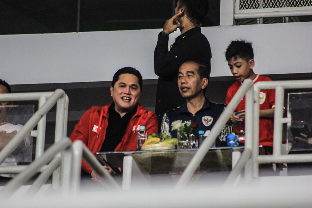 Jokowi mengapresiasi kerja keras pemain Indonesia dalam pertandingan tersebut sehingga dapat menahan imbang Australia yang secara peringkat dunia jauh di atas Indonesia.