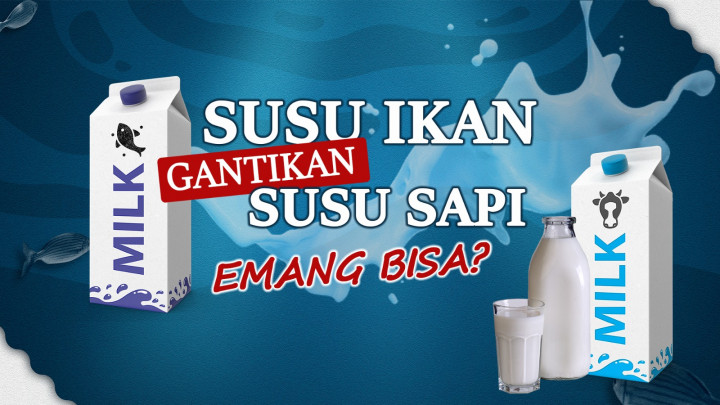 Susu Ikan Gantikan Susu Sapi, Emang Bisa?