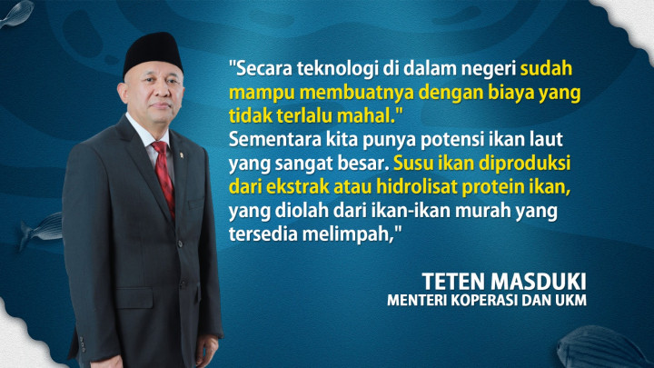 Susu Ikan Gantikan Susu Sapi, Emang Bisa?