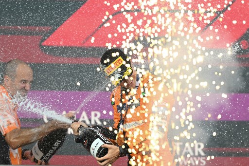 Balapan berakhir dengan safety car virtual setelah terjadi insiden antara Carlos Sainz dari Ferrari dan Sergio Perez dari Red Bull saat keduanya memperebutkan posisi kedua dalam dua lap tersisa.