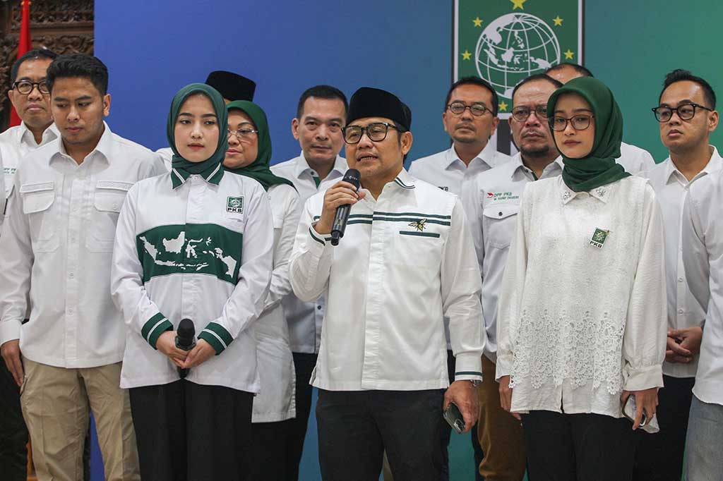 Ketua Umum Partai Kebangkitan Bangsa (PKB) Muhaimin Iskandar mengumumkan susunan Ketua Harian PKB masa bakti 2024-2029 melengkapi susunan Dewan Pengurus Pusat (DPP) PKB yang telah diumumkan sebelumnya.