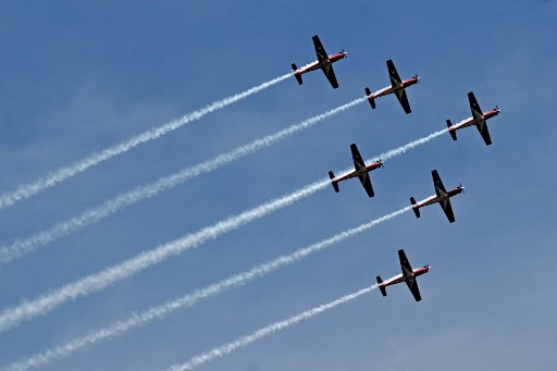 Tim Aerobatik Jupiter TNI AU sendiri menggunakan jenis propeller atau pesawat dengan tingkat kesulitan tinggi ketika aerobatik, namun saat mengudara selama 10 menit aksinya menarik dinikmati penuh.